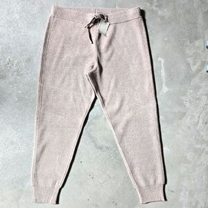 Barefoot Dreams Cozychic Ultra Lite Rib Trim Joggers,sz 1X.